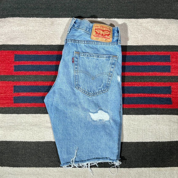 Levi's Pants - 32w Levi’s 511 Patchwork Boro Style Cutoffs